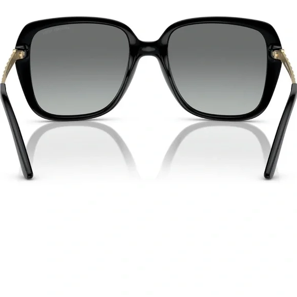 NWT Michael Kors Oversized Black Sunglasses w/ Case Michael Kors MK2228D Capella L (57 - 16) with Grey lenses  main image 2